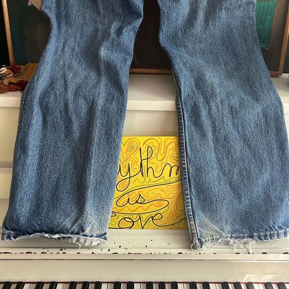 Dakota Vintage Classic Blue Bootcut Jeans for Men 33" X 30" - Picture 14 of 16